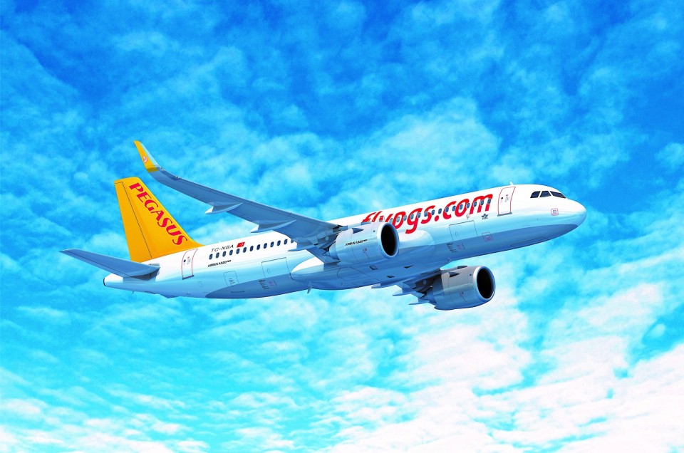 Pegasus Havayolu yurt dışı uçuşlarında